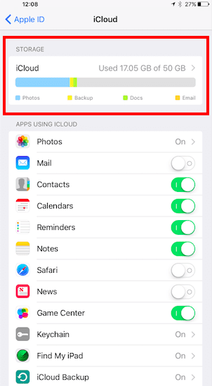 gestisci il tuo ID Apple utilizzando iOS 10.3