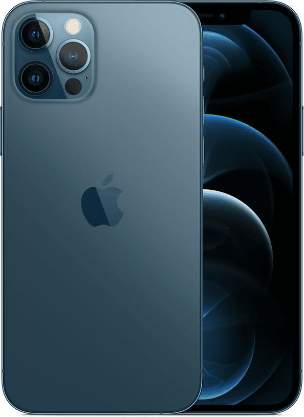 iPhone 12 प्रो नीले रंग में
