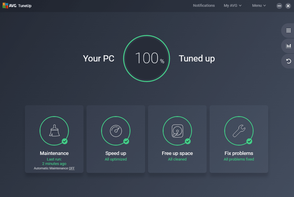 AVG Tune-Up - برنامج تنظيف الكمبيوتر الشخصي 