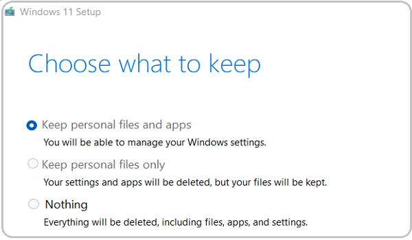 Windows-11-Setup-Persönliche-Dateien-und-Apps-behalten