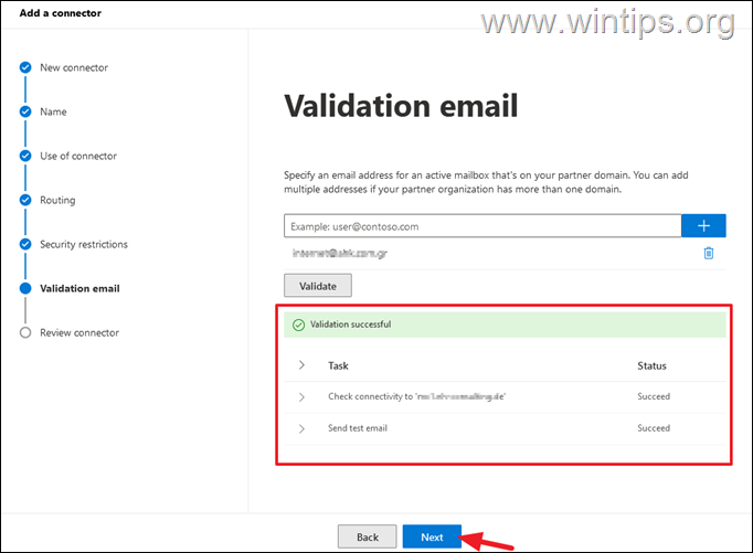 PARANDUS: Microsoft365 Connectori e-posti valideerimine ebaõnnestus