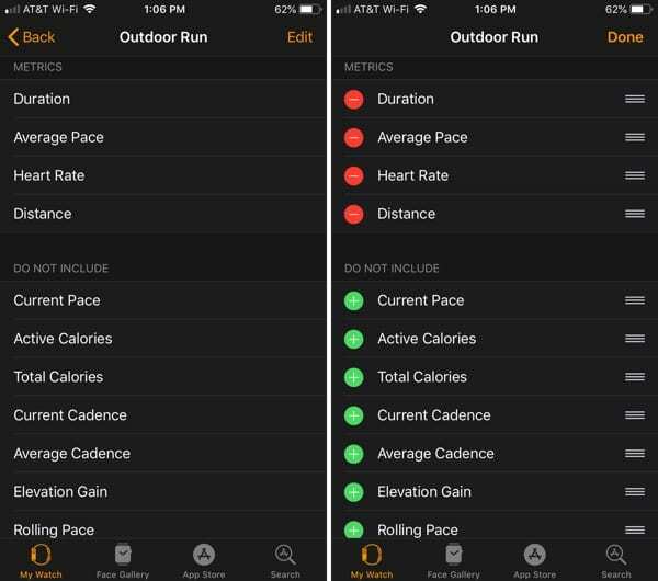 Apple Watch Metrics Edit Outdoor Run