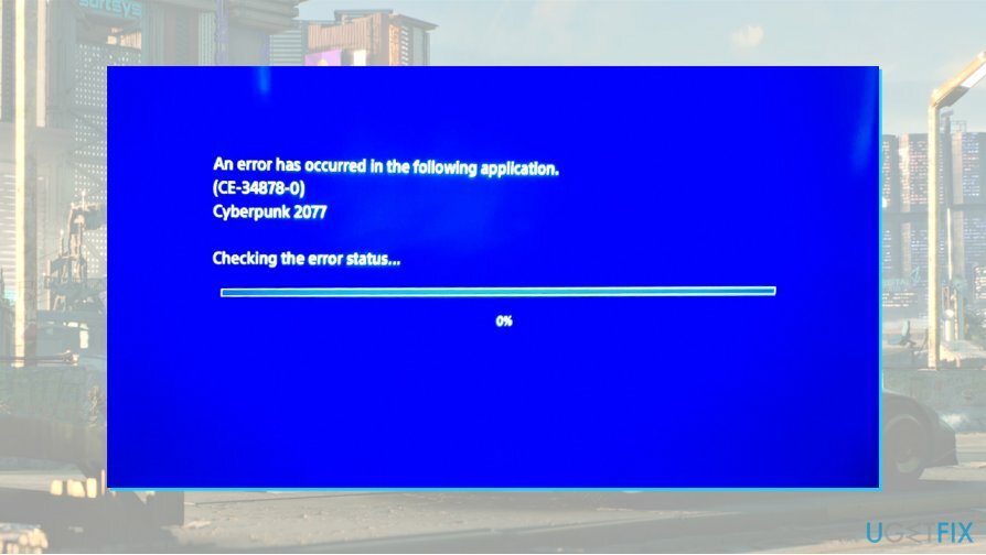 Исправление ошибки CE-34878-0 на PlayStation 4
