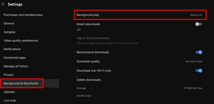 Putar di Latar Belakang untuk YouTube Premium