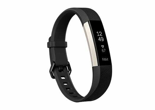 Fitbit Alta HR Activity Tracker, stor, sort FB408SBKL (fornyet)