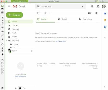 Kiwi สำหรับ Gmail