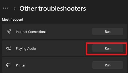 run-Playing-Audio-troubleshooter