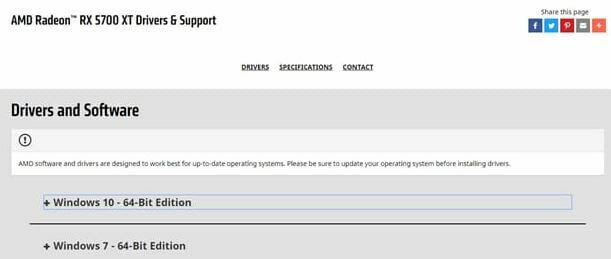 올바른 버전의 Windows OS 선택