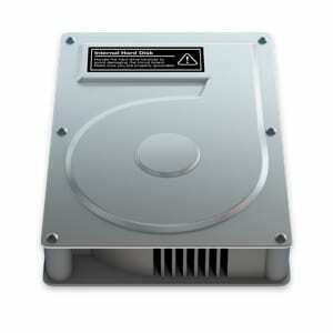 Gambar hard drive Mac