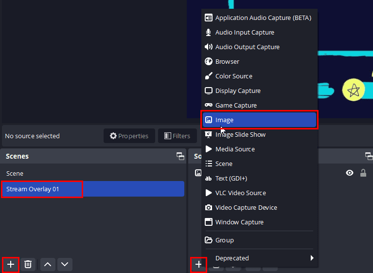 छवि का उपयोग करके ओबीएस स्टूडियो में ओवरले कैसे जोड़ें