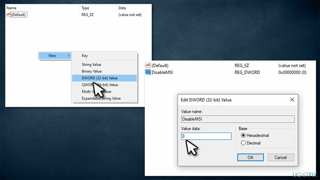 Módosítsa a Windows Registry 2-t