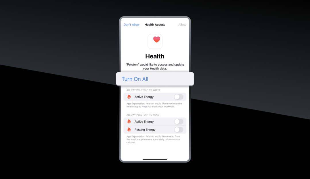 Utiliser Apple Watch avec l'application Peloton Health