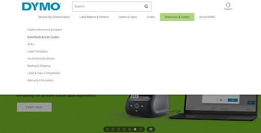 Dymo - डाउनलोड और उपयोगकर्ता मार्गदर्शिकाएँ