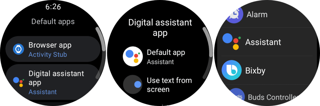 Google'i assistendi installimine seadmesse Galaxy Watch 4 – määrake vaikeseade – 2