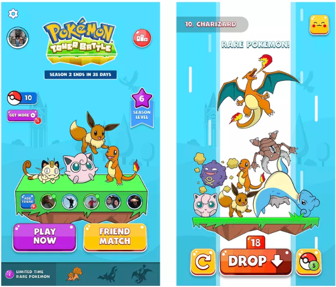 Pokémon Tower Battle Game