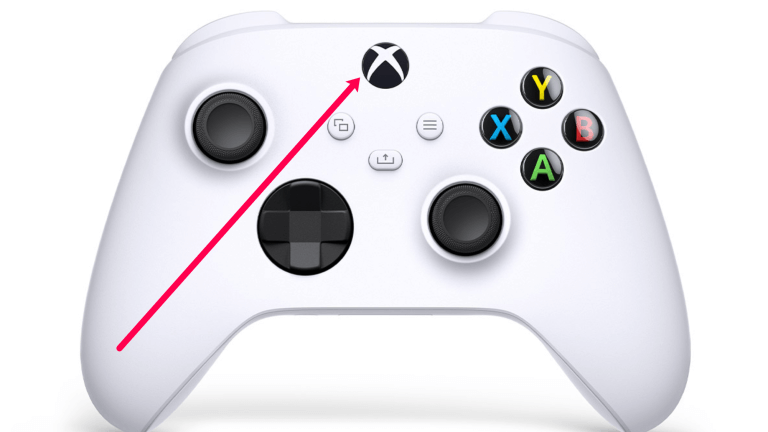 Xbox-knop van de controller