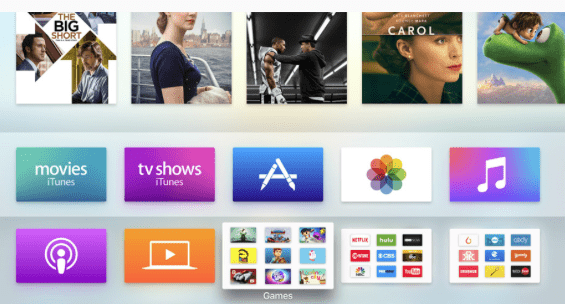 Nelze stahovat aplikace na Apple TV