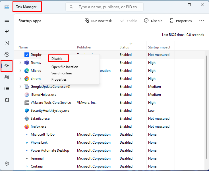 So ändern Sie Windows 11-Startup-Apps im Task-Manager