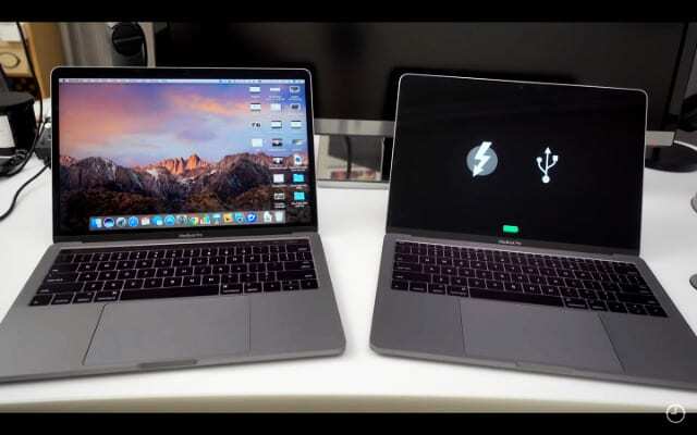 MacBook Pro ในโหมดดิสก์เป้าหมายจาก 9to5Mac YouTube