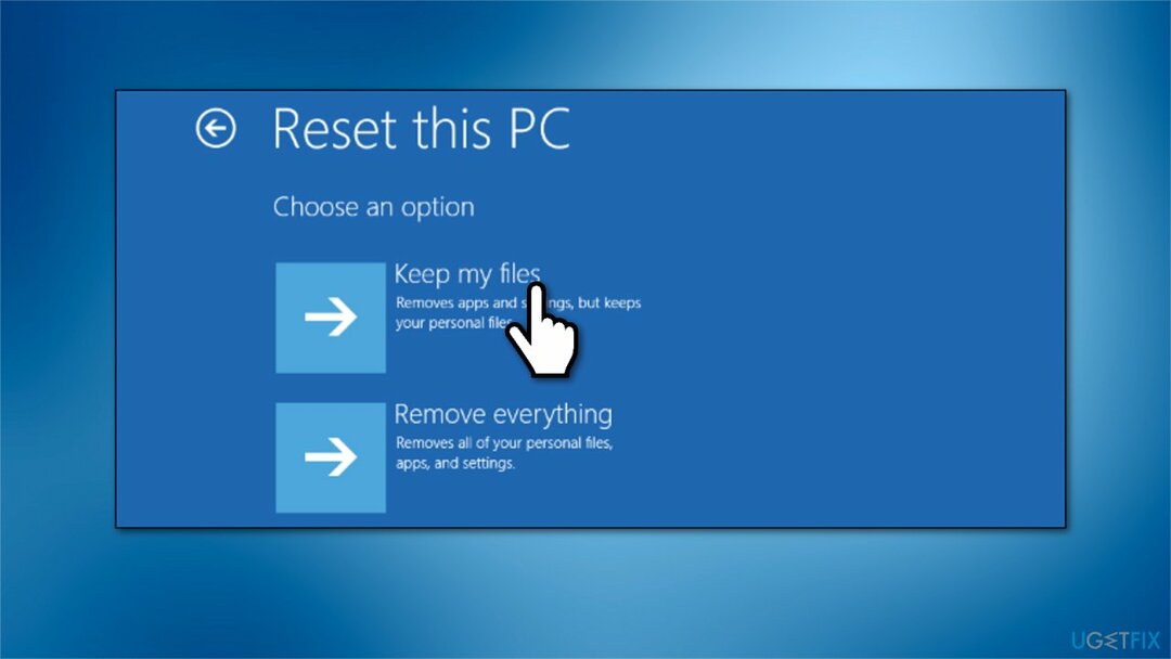 Restauration de Windows 10