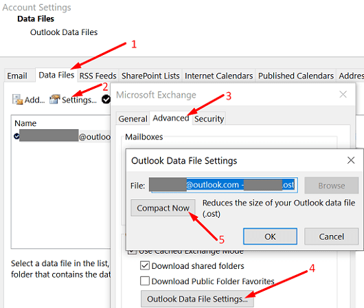 Outlook-Datendatei komprimieren