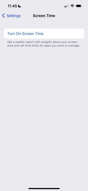 Ενεργοποιήστε το Screen Time στο iPhone