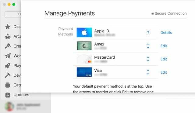 Mac App Store керує платежами