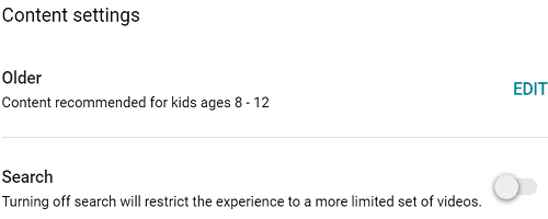 youtube-kids-content-inställningar