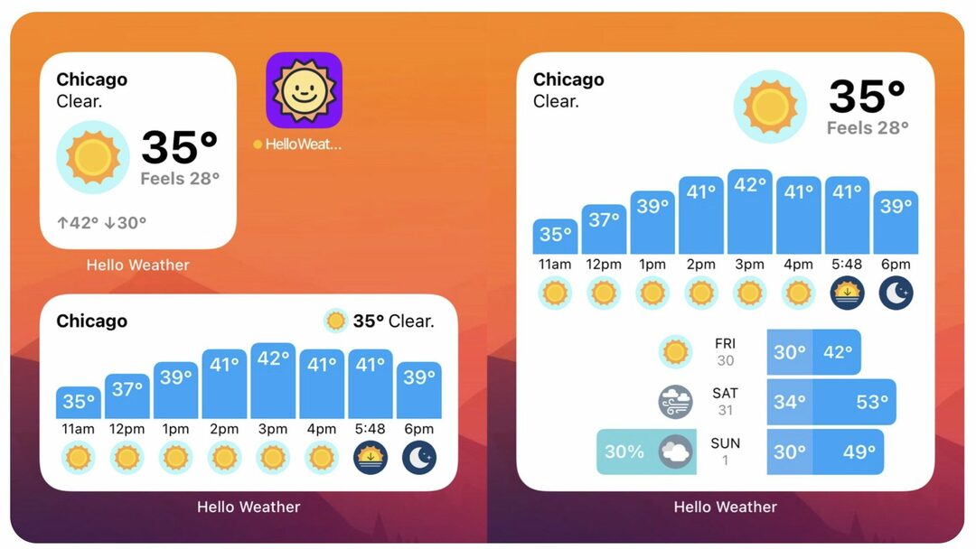 A legjobb iPhone időjárási alkalmazások – Hello Weather