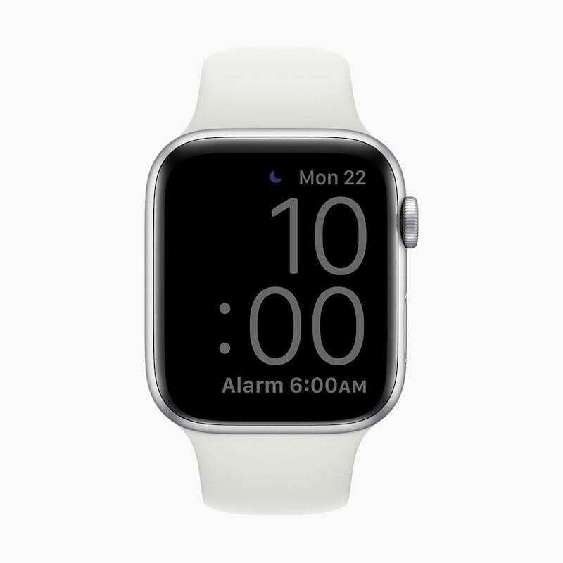 Režim spánku stlmenej tváre WatchOS 7