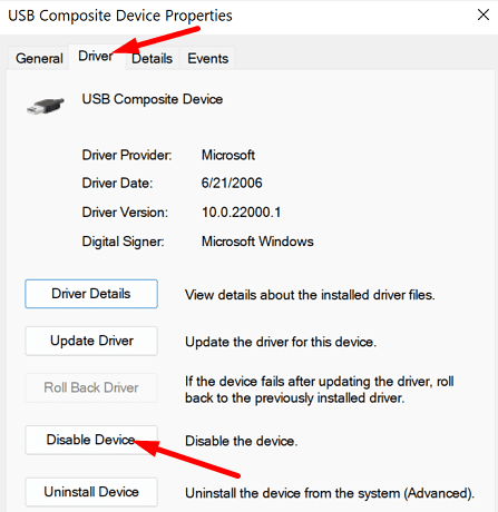 USB-Treiber-Windows deaktivieren