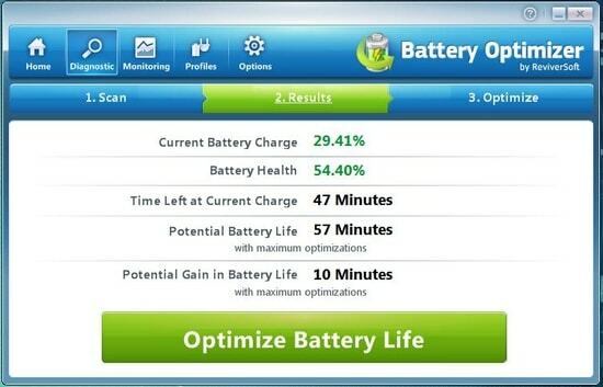 Reviversoft Batterij Optimizer