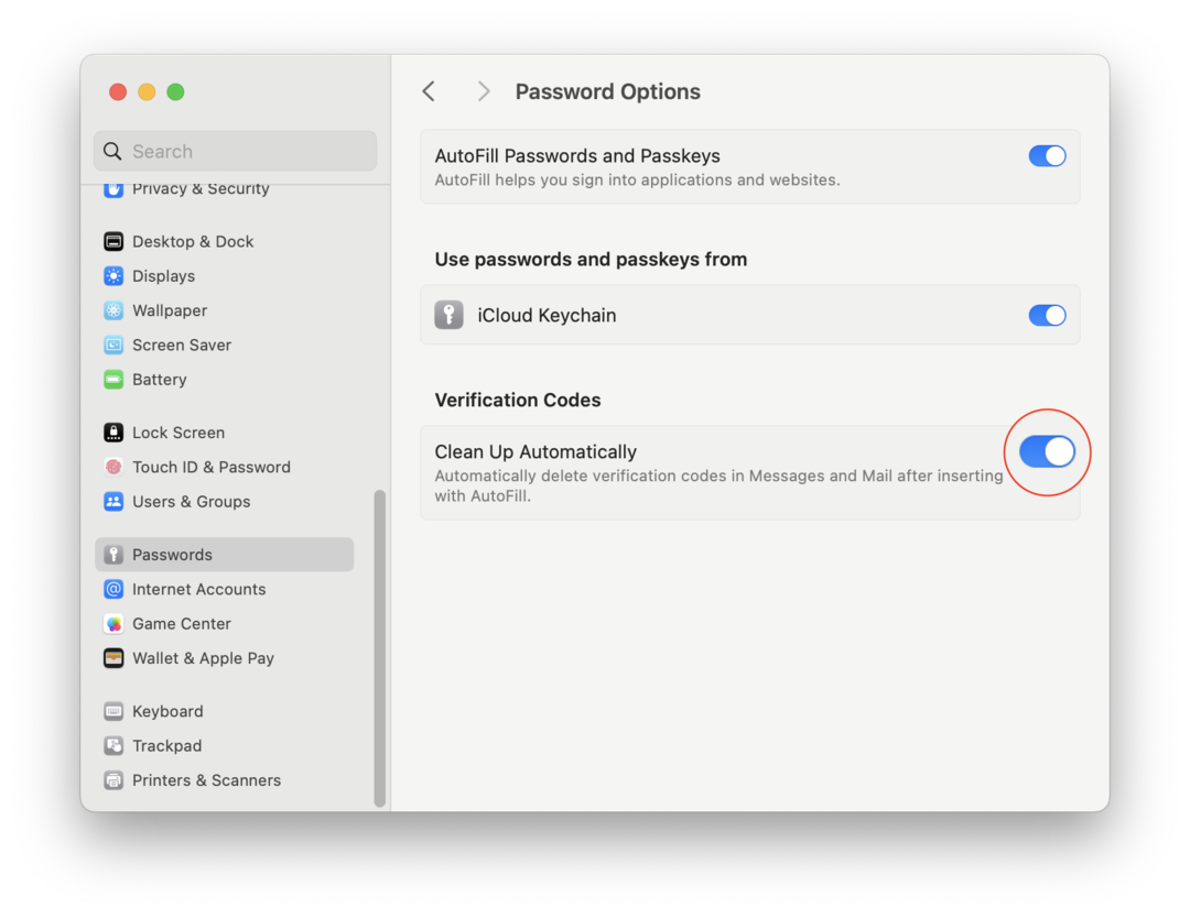 Slik fjerner du automatisk bekreftelseskoder i Mail på Mac - 3