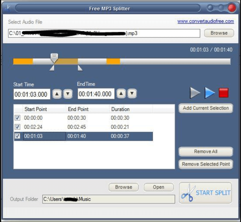 Besplatni MP3 Splitter