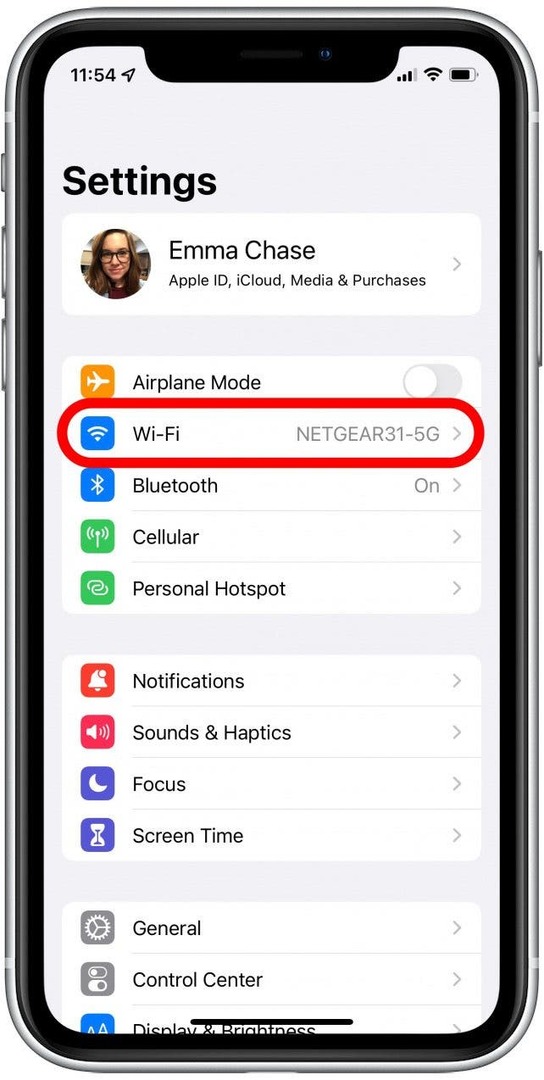 Configuración WiFi para apple safari iphone