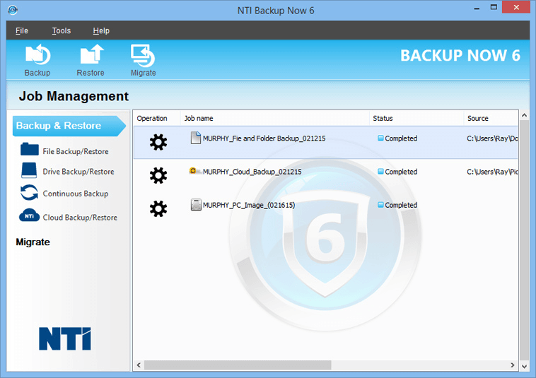 NTI Backup Now PRO 7