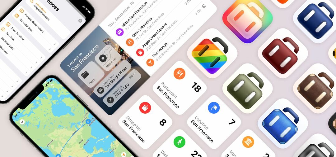 Tripsy Best Apps iOS 15 és iPadOS 15 rendszerhez