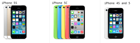 iPhone'i värvid