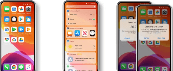 iLauncher — labākie iPhone palaidēji operētājsistēmai Android