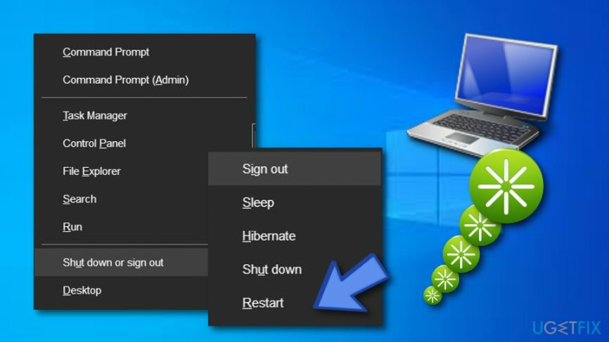 Start uw pc opnieuw op en herstel " Windows Search werkt niet" op Windows 10