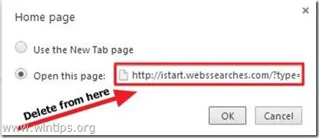 verwijder-istart-webssearches-chrome