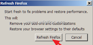 Firefox를 기본 설정으로 새로 고침