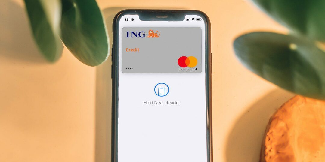 bilde av apple pay på en iphone