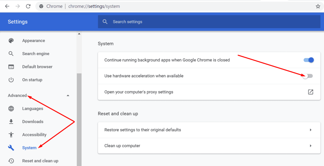 Hardwarebeschleunigung deaktivieren Google Chrome
