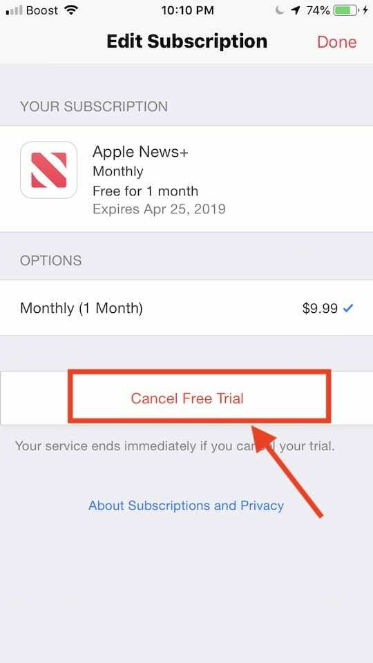 Kako otkazati pretplatu na Apple News plus