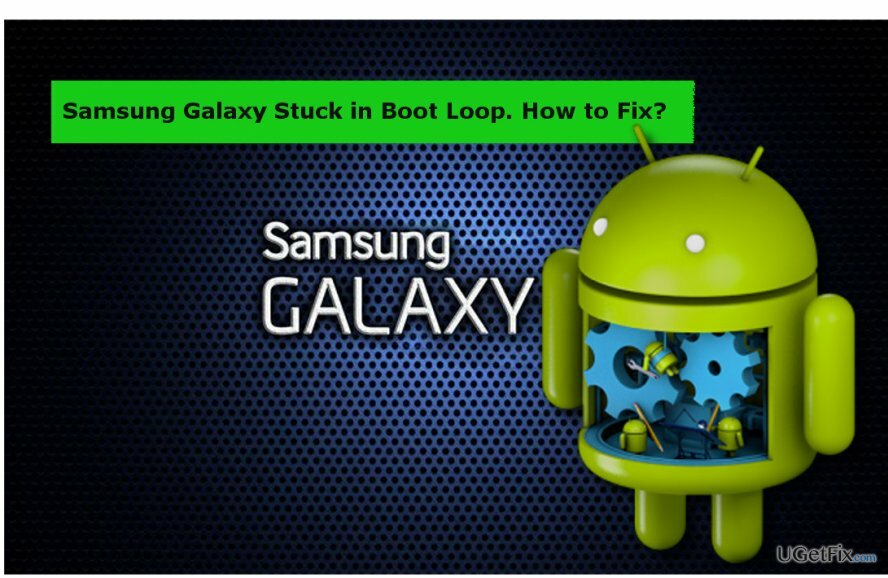 Samsung Galaxy zit vast in opstartlus