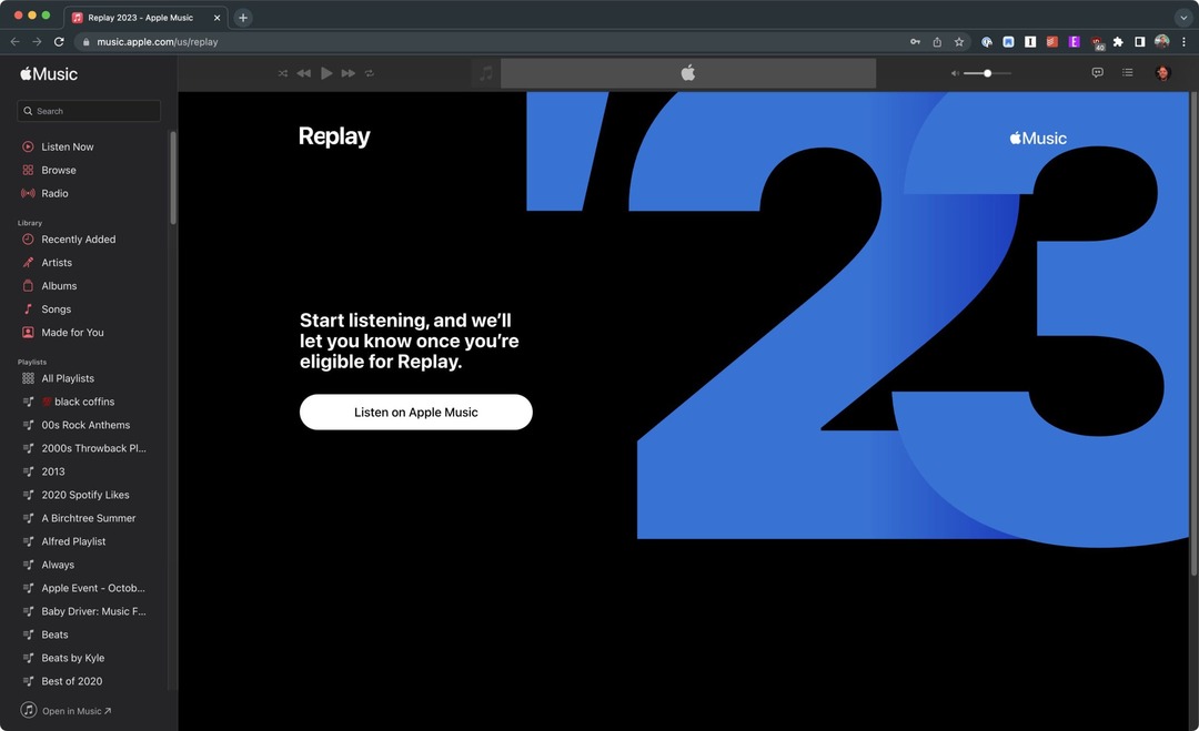 Apple 뮤직 리플레이 2023 - 1