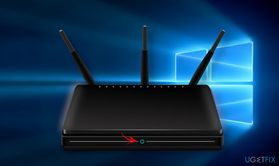 Start de router opnieuw op