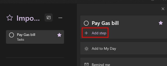 Přidejte dílčí úkol do úkolu na Microsoft To-Do