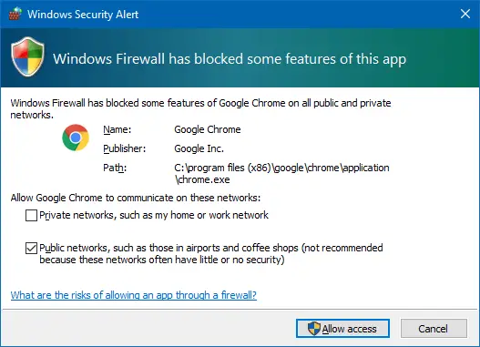 atur ulang pengaturan firewall windows